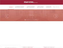 Tablet Screenshot of mavens.es